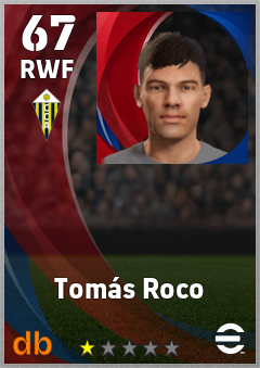 Tomás Roco — RWF, OVR 67, MAX 67