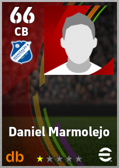 Daniel Marmolejo — CB, OVR 66, MAX 66