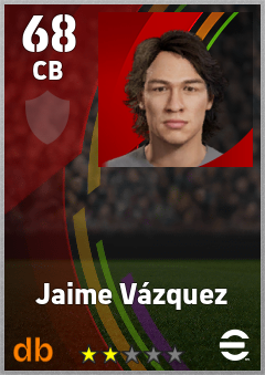 Jaime Vázquez eFootball player card