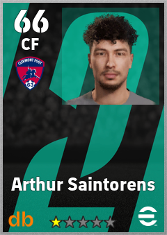Arthur Saintorens — CF, OVR 66, MAX 66