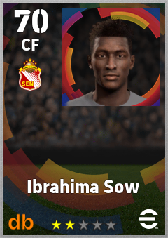 Ibrahima Sow — CF, OVR 70, MAX 70