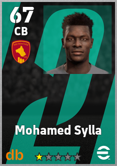 Mohamed Sylla — CB, OVR 67, MAX 67