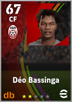 Déo Bassinga — CF, OVR 67, MAX 67