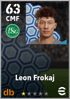 Leon Frokaj — CMF, OVR 63, MAX 63
