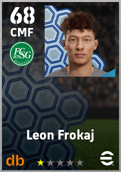 Leon Frokaj — CMF, OVR 68, MAX 68
