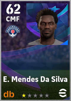 E. Mendes Da Silva — CMF, OVR 62, MAX 62