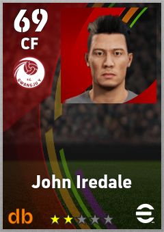 John Iredale eFootball player card