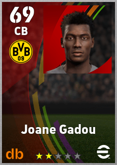 Joane Gadou — CB, OVR 69, MAX 69
