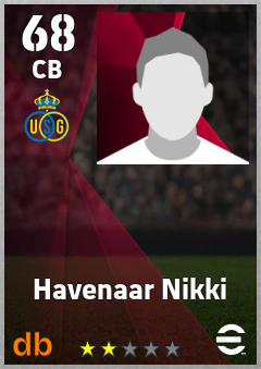 Havenaar Nikki eFootball player card