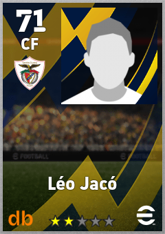 Léo Jacó — CF, OVR 71, MAX 71