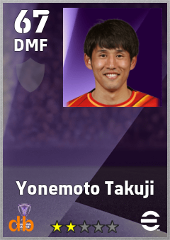 Yonemoto Takuji eFootball player card