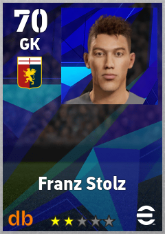 Franz Stolz — GK, OVR 70, MAX 70