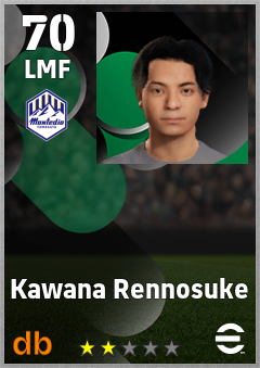 Kawana Rennosuke — LMF, OVR 70, MAX 70