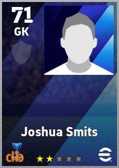 Joshua Smits — GK, OVR 71, MAX 71
