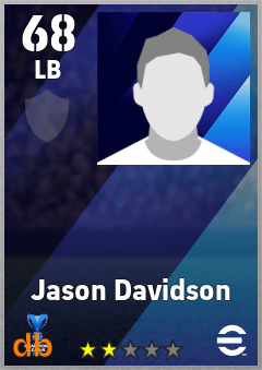 Jason Davidson — LB, OVR 68, MAX 68