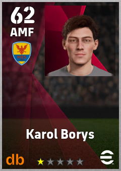 Karol Borys — AMF, OVR 62, MAX 62