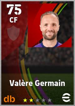 Valère Germain — CF, OVR 75, MAX 75