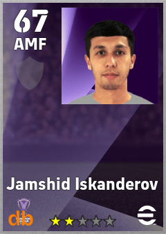 Jamshid Iskanderov — AMF, OVR 67, MAX 67
