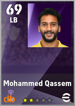 Mohammed Qassem — LB, OVR 69, MAX 69