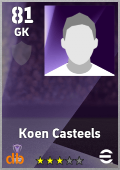 Koen Casteels — GK, OVR 81, MAX 81