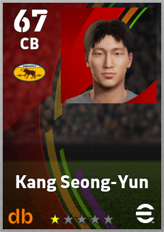 Kang Seong-Yun eFootball player card