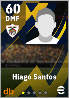 Hiago Santos — DMF, OVR 60, MAX 60