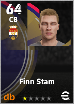 Finn Stam — CB, OVR 64, MAX 64