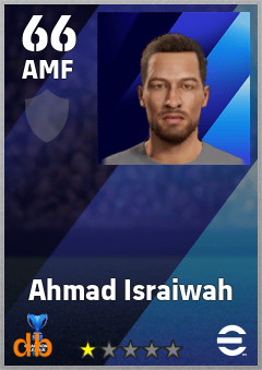 Ahmad Israiwah — AMF, OVR 66, MAX 66
