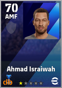 Ahmad Israiwah — AMF, OVR 70, MAX 70