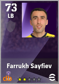 Farrukh Sayfiev — LB, OVR 73, MAX 73