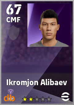 Ikromjon Alibaev — CMF, OVR 67, MAX 67
