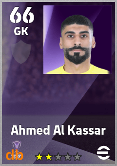 Ahmed Al Kassar eFootball player card