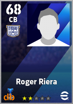 Roger Riera eFootball player card