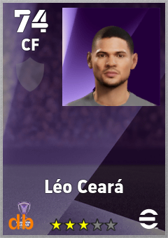 Léo Ceará — CF, OVR 74, MAX 74