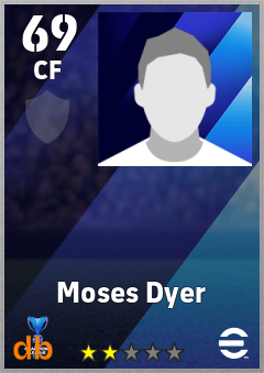 Moses Dyer eFootball player card