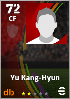 Yu Kang-Hyun — CF, OVR 72, MAX 72