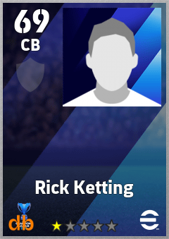 Rick Ketting — CB, OVR 69, MAX 69