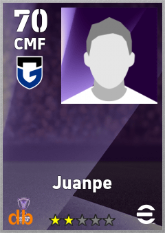 Juanpe — CMF, OVR 70, MAX 70