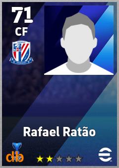 Rafael Ratão — CF, OVR 71, MAX 71