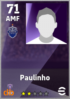 Paulinho — AMF, OVR 71, MAX 71