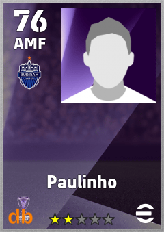 Paulinho — AMF, OVR 76, MAX 76