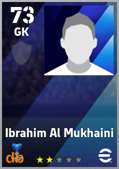 Ibrahim Al Mukhaini — GK, OVR 73, MAX 73