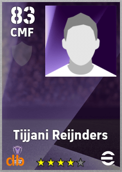 Tijjani Reijnders — CMF, OVR 83, MAX 83