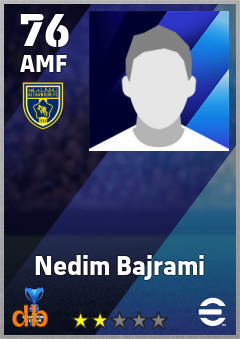 Nedim Bajrami — AMF, OVR 76, MAX 76