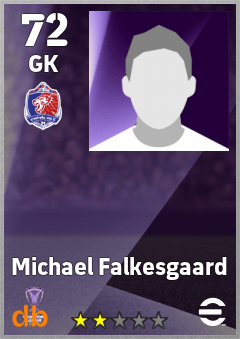 Michael Falkesgaard — GK, OVR 72, MAX 72