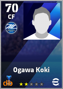 Ogawa Koki — CF, OVR 70, MAX 70