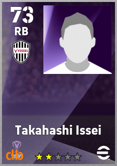 Takahashi Issei — RB, OVR 73, MAX 73