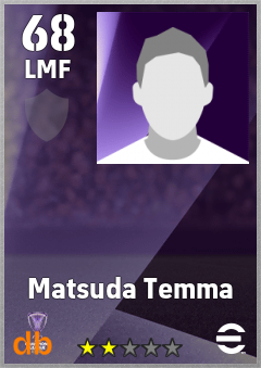 Matsuda Temma eFootball player card