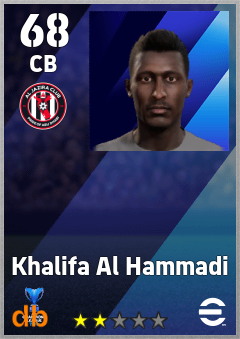 Khalifa Al Hammadi eFootball player card