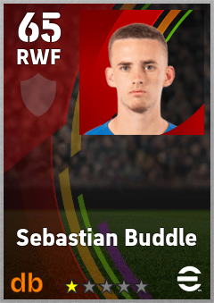 Sebastian Buddle — RWF, OVR 65, MAX 65